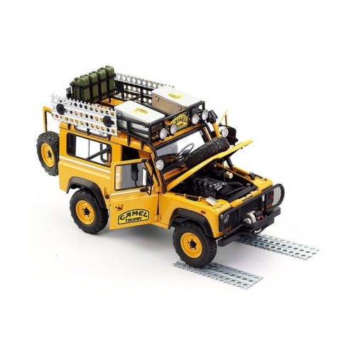 Land Rover 90 Camel Trophy Borneo 1985 - Yellow 1:18 ALMOST REAL ALM 810213
