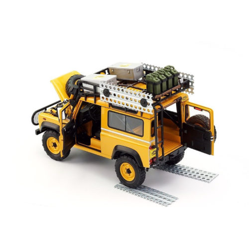 Land Rover 90 Camel Trophy Borneo 1985 - Yellow 1:18 ALMOST REAL ALM 810213
