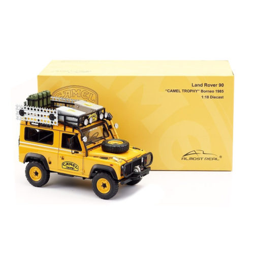 Land Rover 90 Camel Trophy Borneo 1985 - Yellow 1:18 ALMOST REAL ALM 810213