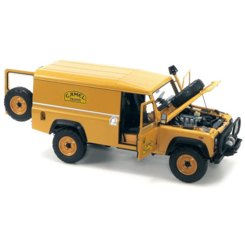 Land Rover 110 Camel Trophy Support Unit Borneo 1985 - Yellow 1:18 ALMOST REAL ALM 810311