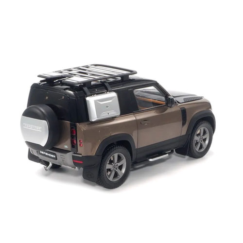 Land Rover Defender 90 (2020) with Roof Pack - Gondwana Stone 1:18 ALMOST REAL ALM 810703