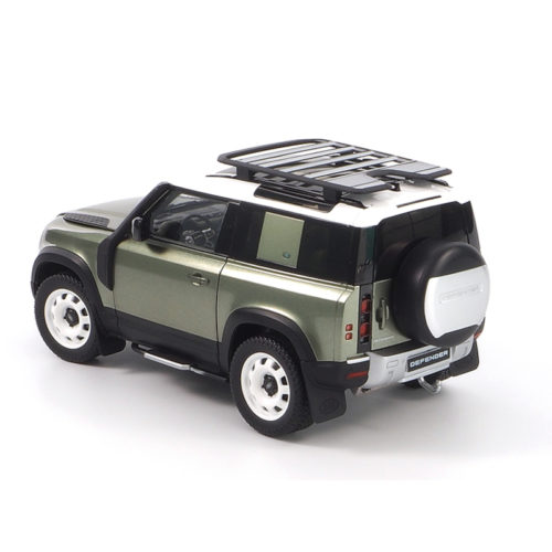 Land Rover Defender 90 (2020) with Roof Pack - Pangea Green 1:18 ALMOST REAL ALM 810704