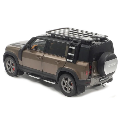 Land Rover Defender 110 (2020) with Roof Pack - Gondwana Stone 1:18 ALMOST REAL ALM 810803