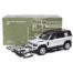 Land Rover Defender 110 (2020) with Roof Pack - Satin Indus Silver 1:18 ALMOST REAL ALM 810806