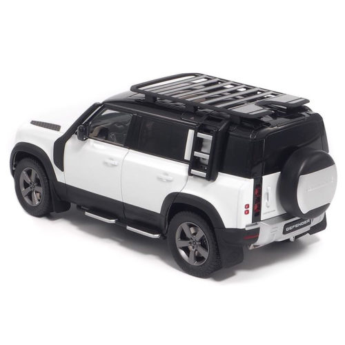 Land Rover Defender 110 (2020) with Roof Pack - Fuji White 1:18 ALMOST REAL