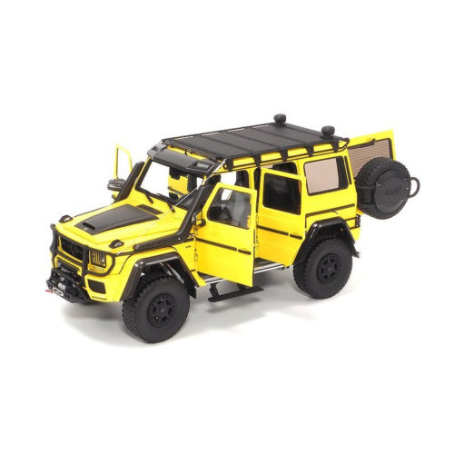 Brabus 550 Adventure Mercedes-Benz G-Class 4×4² 2017 - Electric Beam Yellow 1:18 ALMOST REAL ALM 860301