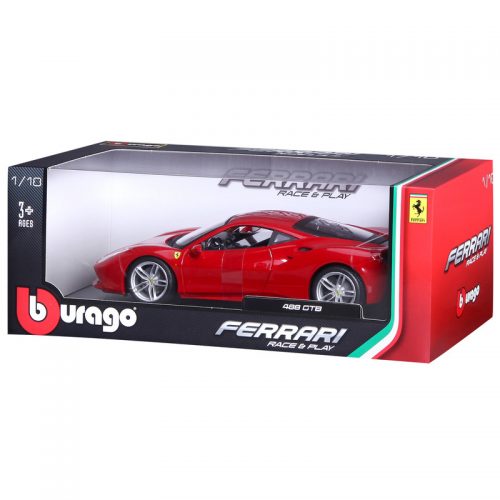 Ferrari 488GTB Race and Play RACE & PLAY - Red 1:18 BBURAGO B18-16008