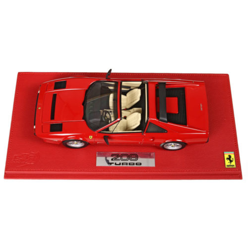 Ferrari 208 GTS Turbo - Red with Cream Interior 1:18 BBR MODELS BBR P18142A