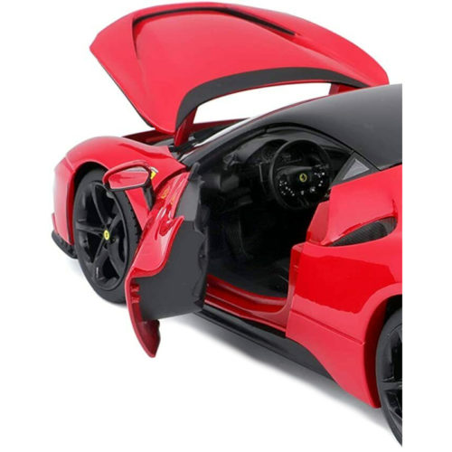 Ferrari SF90 Stradale Race and Play RACE & PLAY - Red 1:18 BBURAGO BUR B18-16015R