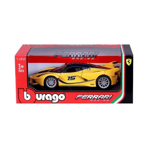 Ferrari FXX-K RACING - Yellow 1:24 BBURAGO - Image 2