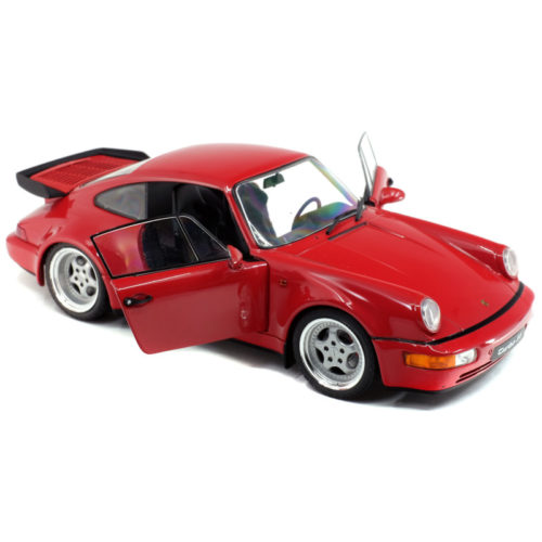 Porsche 911 (964) 3.6 Turbo 1990 - Indian Red 1:18 SOLIDO SOL 1803402