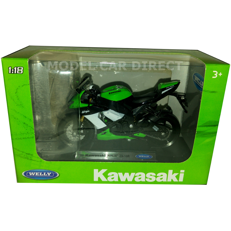 NEW Welly 12809 KAWASAKI NINJA XR-10R Motorcycle Diecast Metal & Plastic 1:18