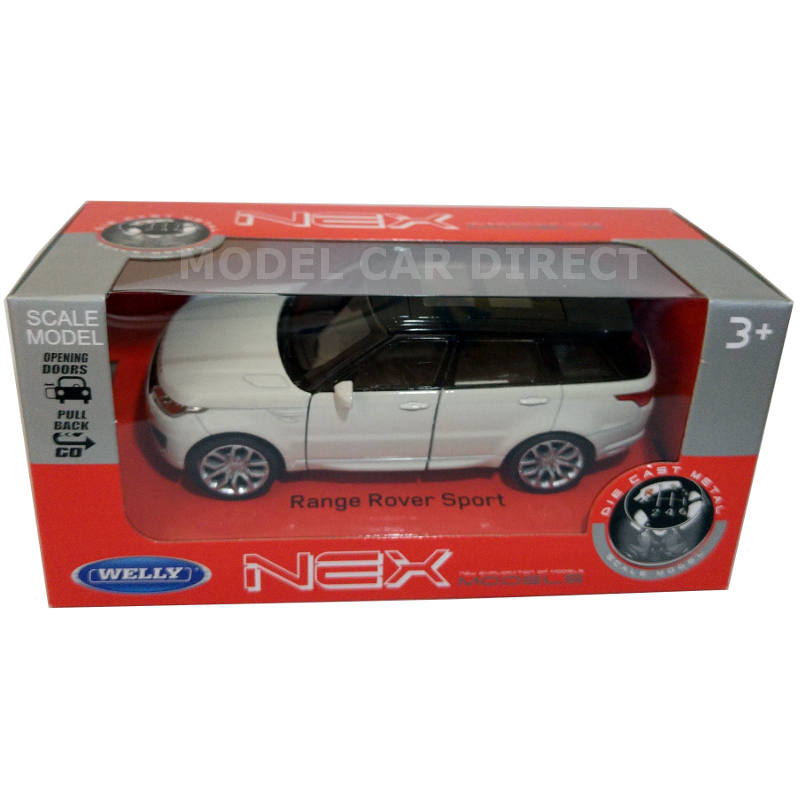 Land Rover Range Rover Sports - White 1:34-1:39 WELLY WEL 43698W ...