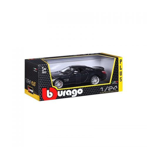 Mercedes Benz SL 65 AMG Hardtop - Black 1:24 BBURAGO - Image 2