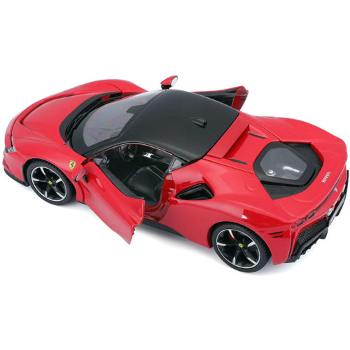 Ferrari SF90 Stradale RACE & PLAY - Red 1:24 BBURAGO BUR B18-26028
