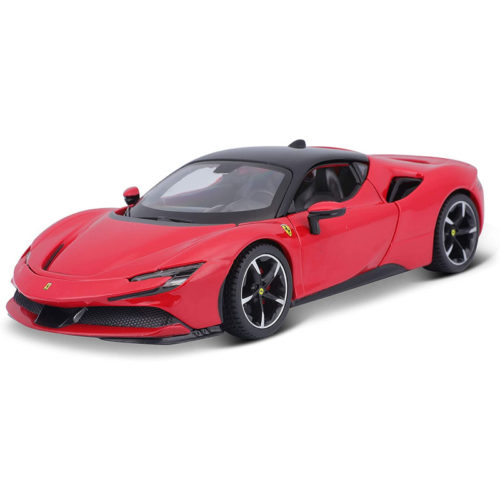 Ferrari SF90 Stradale RACE & PLAY - Red 1:24 BBURAGO BUR B18-26028