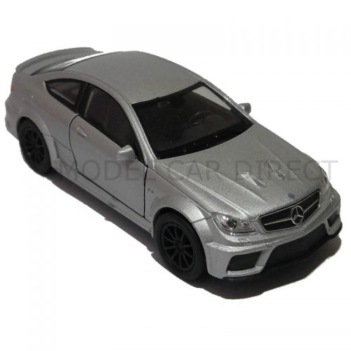 Mercedes Benz C63 AMG Coupe - Silver 1:34-1:39 WELLY WEL 43675S